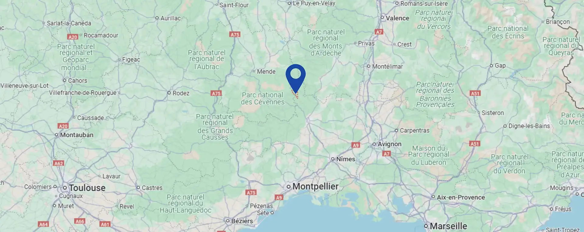 Terra Villa Immobilier Terrain De Loisir A Vendre Uzes Genolhac Map