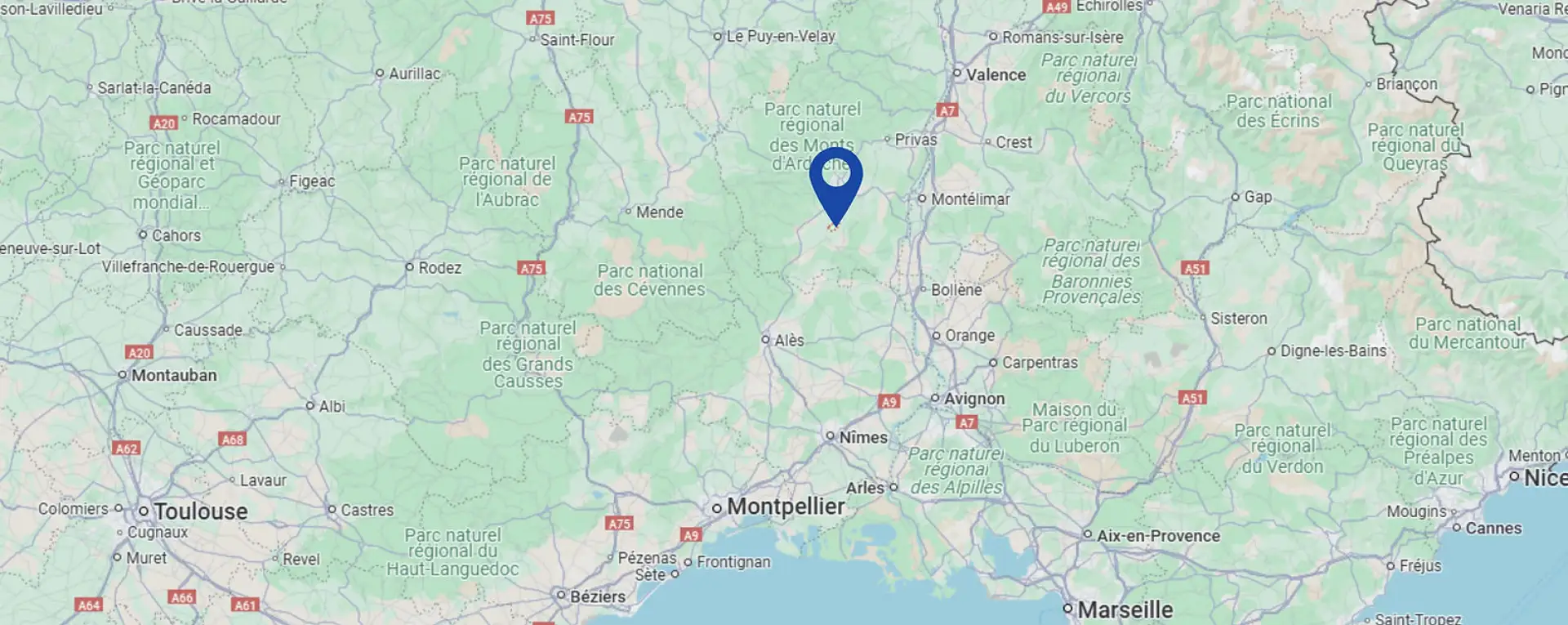 Terra Villa Immobilier Terrain De Loisir A Vendre Uzes Pradons Map
